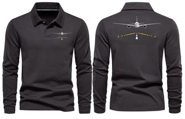 AIRBUS A350 LONG SLEEVE POLO